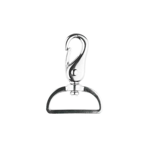 Metall-Karabiner 4cm Breite Silber